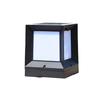 Faro Solar para Poste de Valla Exterior Luz de Jardín Cuadrada para Cabeza de Pared Luz para Poste de Puerta Impermeable para Exteriores Casa Flor