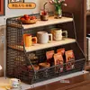Portavasos, estante de almacenamiento de escritorio, estantería de escritorio de oficina, encimera de mesa de comedor, sala de estar, portavasos de agua, café, bocadillos, juego de té