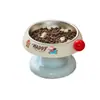 Comedero Elevado para Mascotas con Inserto de Acero Inoxidable Antivuelco Comedero para Gatos y Perros con Base Elevada Plato Antideslizante para Gatos y Perros Pequeños Duradero Higiénico Fácil de Limpiar Comedero para Mascotas con Diseño Lindo