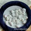 Perlas Barrocas de Vidrio con Agujero Completo, Perlas Iridiscentes con Agujero Pasante, Perlas de Imitación Rosas Japonesas, Accesorios de Color Ab de Sirena, Colgantes