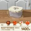 Caja Cuadrada de Gran Capacidad para Conservar la Frescura Grado Alimenticio Especial para Refrigerador Encurtidos Encurtidos Caja de Almacenamiento con Tapa Caja de Almacenamiento Sellada