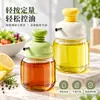 Dispensador de Aceite de Presión Tipo PP para el Hogar Cocina Botella Cuantitativa para Control de Aceite Botella a Prueba de Fugas para Condimentos Dispensador de Almacenamiento de Salsa de Soja Vinagre Fuente Mayorista