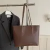 2026 Casual Estudante Aula Deslocamento Verão Simples Estética Grande Capacidade Retrô Deslocamento Ombro Único Manual Bolsa Tote