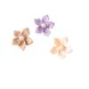 Diy Tela Hecho a Mano Accesorios de Flores con Cuernos Puntiagudos de Perlas Accesorios de Flores de Cinco Pétalos Accesorios para el Cabello Cinturón de Algodón Flor de Cinco Puntas