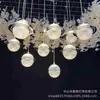 Lustre Estrela de 10 Braços Luminoso para Casamento Luzes de Teto para Decoração de Casamento em Hotel Luzes de Corda para Decoração de Festa Iluminação de Feriado Atacado