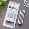 ST Head Press Refill Brush Pen Refill Special Caneta Branca Grande Capacidade Secagem rápida Refil Neutro Preto 0,5mm