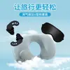 Almohada en Forma de U para Dormir, Protección del Cuello, Tapones para los Oídos de Silicona para Viajes en Coche, Siesta, Descanso Silencioso, Gadget Portátil, Tapones para los Oídos para Estudiar