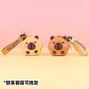 Bolsa de almacenamiento para auriculares de silicona con personaje Stitch para cruzar fronteras, llavero colgante, monedero infantil, llavero, personalización