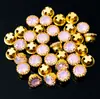 Pedras de Strass de Vidro Cristal para Costura à Mão, Pedras de Strass com Borda Decorativa Anti-Risco, Botões, Abotoaduras, Materiais de Acessórios para DIY de Vestido de Casamento, 36 Peças