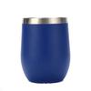 Venta Caliente de Amazon Taza de Huevo de 12oz Doble Capa Acero Inoxidable 304 Termo de Vacío Taza de Huevo en Forma de U de Plástico con Pintura en Spray