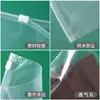 Sacos Pe Transparentes com Zíper em Estoque, Sacos Foscos com Zíper para Roupas, Sacos Plásticos Autosselantes Personalizados para Embalagem de Meias e Roupa Íntima