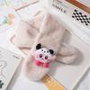 Cachecol infantil Outono e Inverno Pelúcia Bonito Dos Desenhos Animados Imitação Pele de Coelho Bebê Estrela Kabi Pescoço Meninos e Meninas Mao Mao