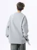Sudadera American Cleanfit para Hombre y Mujer en Primavera, Otoño e Invierno Nueva Marca de Moda High Street Chaqueta Casual Holgada con Media Cremallera