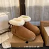 Botines de Invierno Estilo Nuevo para Mujer Cómodos Casuales de Moda Suela Plana Color Sólido Doble Correa de Cuero Lazo Bailey Ante Tobillo