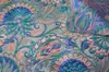 Tela jacquard de poliéster clásica teñida en hilo de nuevo estilo con cinco adornos florales para cheongsams, vestidos de mujer estilo chino, trajes de actuación y faldas