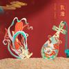 Dunhuang cultural e criativo Mogao Grottoes metal bookmark moda nacional oco bookmark criativo caixa de presente terno presente para alunos e professores