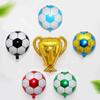 Decoraciones con temática de fútbol, mesa de globos flotantes, lotería deportiva, diseño de escena en la tienda, decoración de ambiente