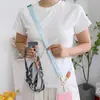 Versión Ancha de Elegante Cuero Ajustable para Llevar Cruzado al Hombro Tirante de Cuello Patrón Retro Bolsa Antirrobo Teléfono Móvil Color Correa Larga