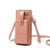 Bolso Pequeño de Hombro Único de Alta Gama, Halter con Patrón de Piedra, Monedero para Teléfono Móvil, Cruzado Diagonal, Personalización de Bolso para Teléfono Móvil Moderno y a la Moda