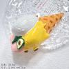 Folha de Bordo de Resina Imitação Casquinha de Sorvete Acessórios DIY Material para Capa de Celular com Creme Chaveiro Decoração de Geladeira Material