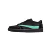 Zapatillas Deportivas Casuales de Baloncesto AJ1 Lightning Reverse Swoosh Black Warrior Mocha Transfronterizas para Hombres y Mujeres, Jordan 1 de Caña Baja
