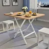 Nueva Mesa Plegable Mesa Cuadrada Pequeña Simple Mesa Plegable para el Hogar Mesa de Comedor Plegable Mesa de Comedor Mesa de Comedor Cuadrada Portátil Mesa Simple