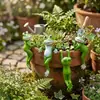 Decoração para Casa e Jardim Enfeites de Mesa Personalizados Criativos Rãs Verdes Artesanato em Resina Pingentes para Decoração de Bonsai