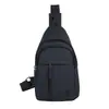 Nova bolsa de peito esportiva para homens, bolsa transversal, à prova d'água e resistente ao desgaste, mochila de peito casual de ombro único para moda ao ar livre