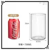 Taza de Vidrio Cilíndrica Simple de una Sola Capa en Stock, Jarrón de Vidrio de Borosilicato Alto, Taza para Velas Aromáticas, Taza de Leche Lámpara de Viento