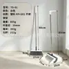 Un juego de escoba y recogedor, plegable para fácil almacenamiento, duradero y resistente, adecuado para ventas transfronterizas y personalizable