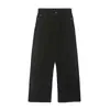Jeans lisos de pierna ancha Cleanfit con un estilo casual americano único y genial, pantalones de moda hasta el suelo