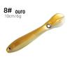 7/10cm Bótia commotion Luya isca robalo peixe-mandarim pesca boca torta isca artificial Isca Macia método de pesca Texas isca proposta isca invertida