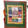 Exquisitos productos étnicos de estilo Xizang, banderines de oración verticales colgantes de alta calidad y gran tamaño, banderines de oración impresos de colores y banderas de caballos de viento al por mayor