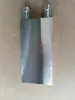 Bloque de Refrigeración por Agua de Aluminio Puro 40*80*12, 40*120 40*200 Placa de Refrigeración por Agua Doble Plana Canal de Agua Tipo M