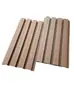 Revestimiento de Madera Plástica de Segunda Generación Personalizado Tablero Rejilla de Madera Ecológica para Exteriores Techo de Madera Plástica Panel de Pared Compuesto Decorativo