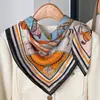 Pañuelo Cuadrado Pequeño de Lino Rojo Carruaje 70 Para Mujer Estilo Coreano Versátil Primavera y Otoño Delgado Profesional Pañuelo de Azafata