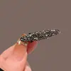 Pinza pequeña para el pelo de la frente con mini pedrería, pinza lateral, pinza de pico de pato, nuevo modelo 2026, pasador de pinza de alta gama para el flequillo
