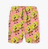 Pantalones de playa Hawaianos Transfronterizos para Hombre Casual Sueltos Tallas Grandes Pantalones Cortos de Cinco Puntos de Secado Rápido Vacaciones en la Playa Pantalones Casuales