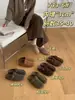 Medias zapatillas cerradas de suela gruesa estilo coreano para mujer, nuevo modelo otoño 2026, sandalias de dedo partido sintéticas para adultos, en stock para pedidos al por mayor