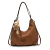Bolso de Mano Retro Esmerilado Estilo Coreano de Nicho para Mujer Verano 2025 Bolso de Hombro Cruzado Casual Simple de Moda