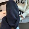 Pantalones Blancos de Pierna Ancha para Mujer 2026 Nuevo Invierno Forro Polar Chenilla Versión Estrecha Otoño e Invierno Engrosados Lana de Cordero Pantalones Rectos