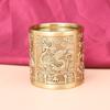 Adornos Chengxiang de dragón y fénix de latón, tallado Baifu, mesa de té, estuche de cobre puro para bolígrafos, decoración de escritorio, lote de productos de cobre puro y sólido.