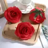 Cabeças de Flores Artificiais de Rosa Grande em Formato de T para Decorações de Casamento, Paredes de Flores de Arco, Arranjos Florais e Flores Artificiais Atacado de Fabricante
