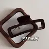 Pinza para el pelo coreana linda para mujer, tamaño grande, estilo de alta gama, adecuada para cabello grueso, pinza de tiburón, horquilla, pinza de lazo