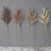 Hierba Seca Artificial de Plástico, Hierba Dorada de Seda, Juncos, Escarcha de Niebla, Serie de Colores Maillard, Decoración del Hogar, Diseño de Bodas, Arreglos Florales, Flores Artificiales