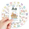 Tarjetas Divertidas de Reconocimiento del Alfabeto para Niños, Modelo Nuevo Transfronterizo, Juego de 36 Piezas, Tarjetas de Aprendizaje de Iluminación para Niños Estilo Dibujos Animados, Al por Mayor en Stock