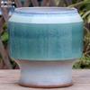 Maceta de cerámica Yixing con forma de carnosa, sencilla, de gres, para estofado, con forma de hongo, de arena morada, con boca grande, colgante de jade antiguo, de cerámica