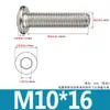 Tornillos de Acero Inoxidable 304 Biselados de Cabeza Hexagonal con Vaso Pernos Cabeza Plana Redonda Borde Biselado Accesorios para Muebles Tornillos M3M4M6