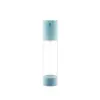 Botella de vacío con placa UV, tipo prensa, forma de U, botella blanca de vacío para emulsión, botella cosmética