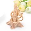 Versão Coreana Chaveiro de Liga de Diamante Torre Eiffel de Paris Meninas Pingente Decorativo para Bolsa Carro Pingente Exquisito Atacado